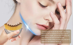 OVQ lymphatic contour brush two-piece set ready for at-home lymphatic care.