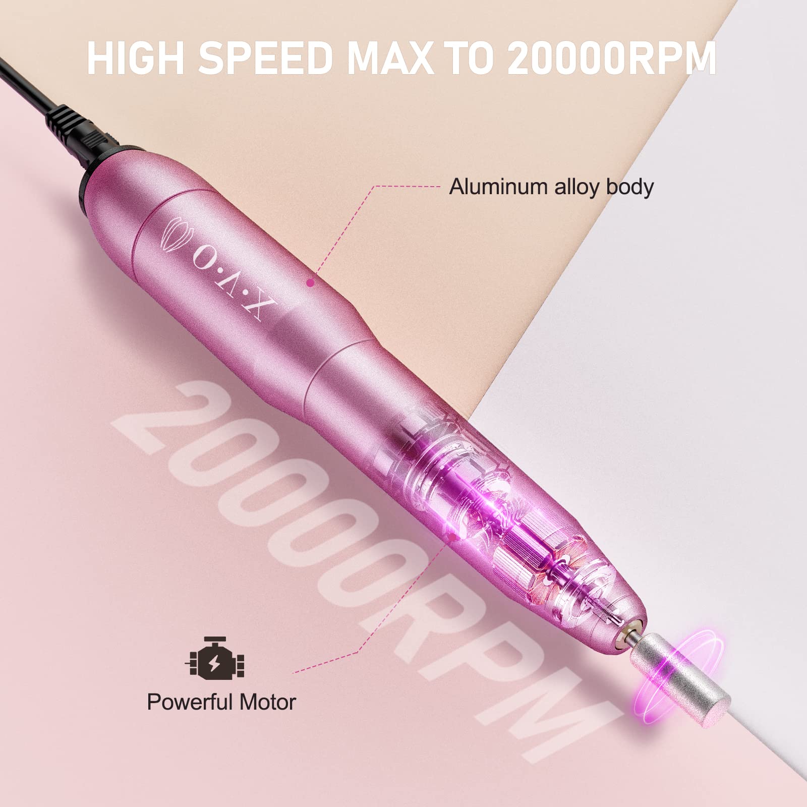 OVX kit de accesorios para uñas con piezas versátiles para diferentes estilos