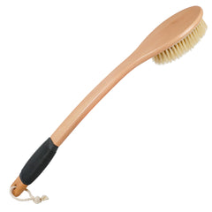 OWIIZI back-scrubber-brush-shower-long-handle extends reach for easy back cleansing in the shower.