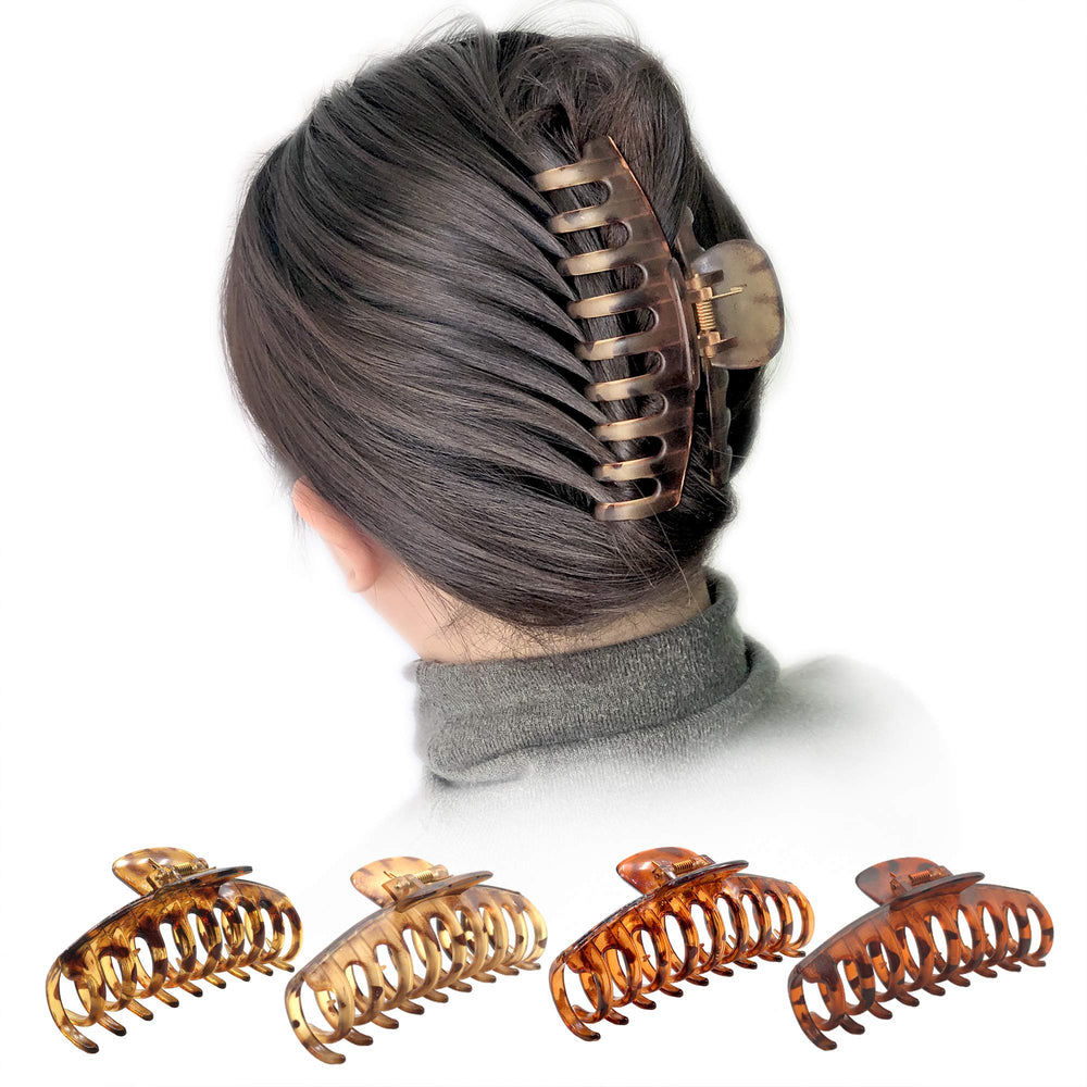 OWIIZI non-slip clip in use during daily routine for secure styling.