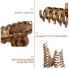 OWIIZI resin-alloy claw clip close-up emphasizing durability and smooth edges.