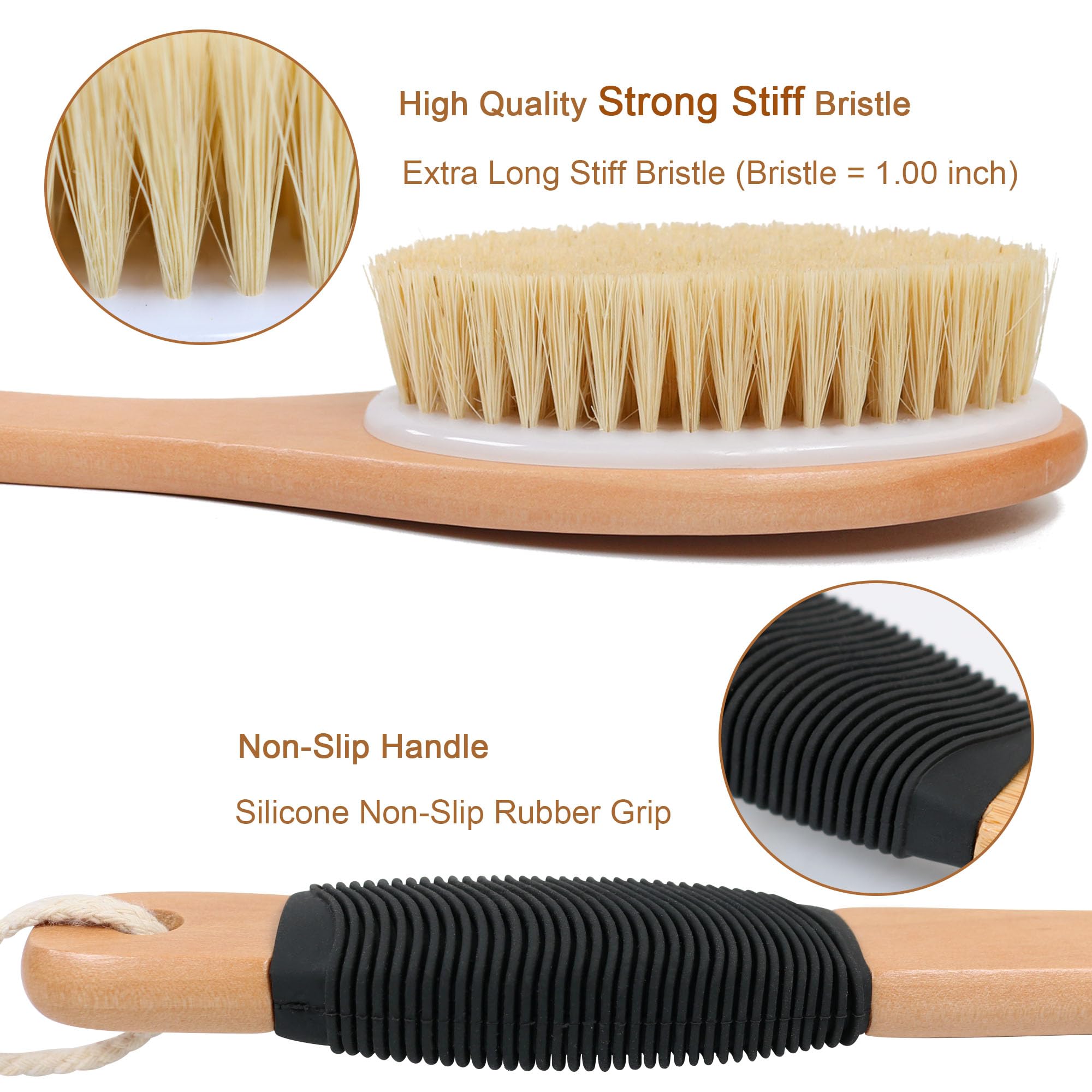 OWIIZI sisal-bristles-natural-fiber-bristles clean deep without harsh scrubbing.