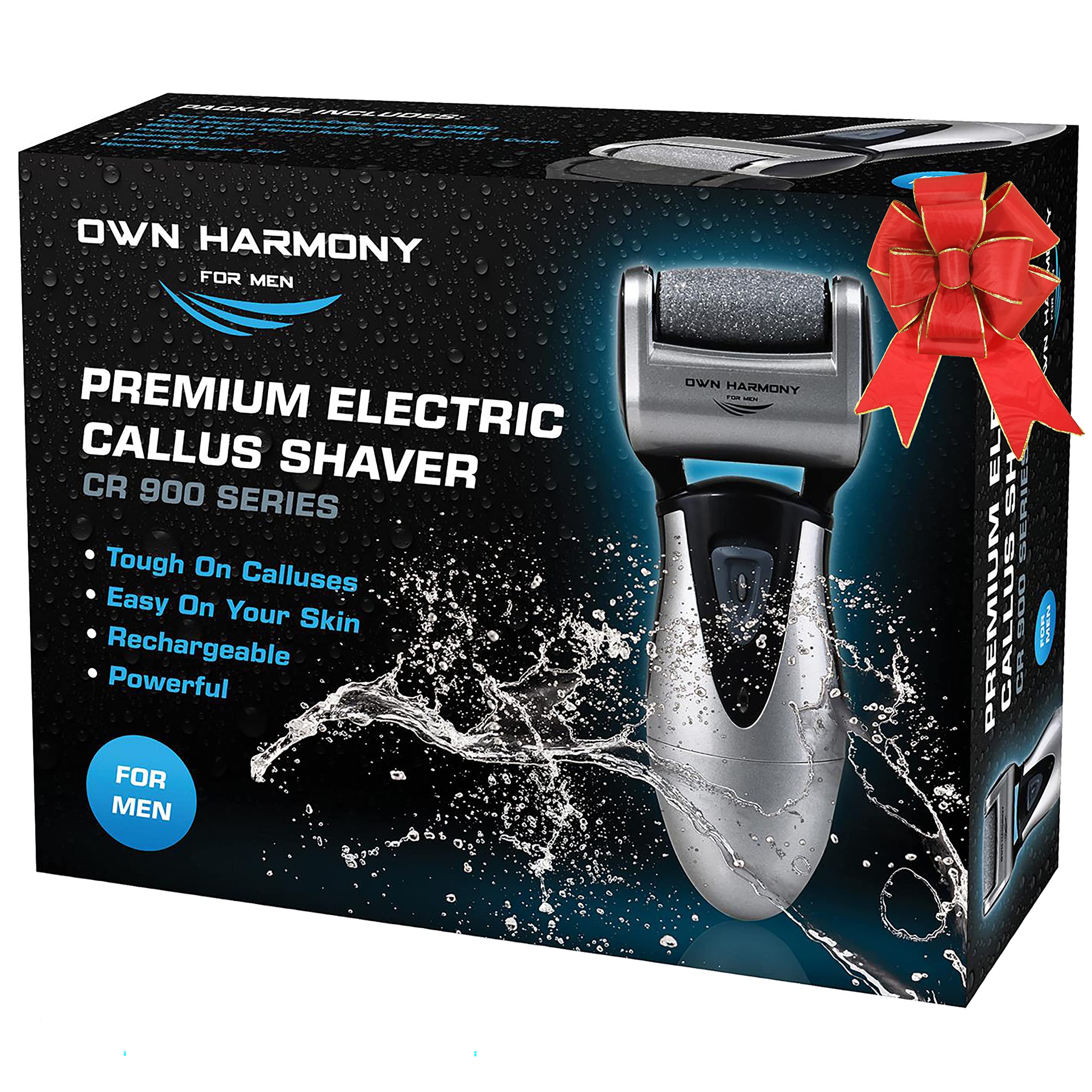 Own Harmony CR900 electric foot file in hand for smoother feet