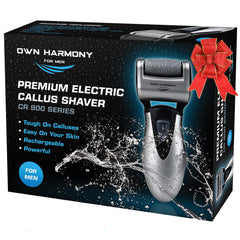Own Harmony CR900 electric foot file in hand for smoother feet