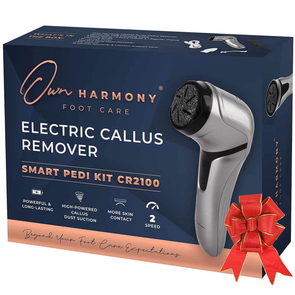 Own Harmony electric foot callus remover charging in dock for quick ready sessions.
