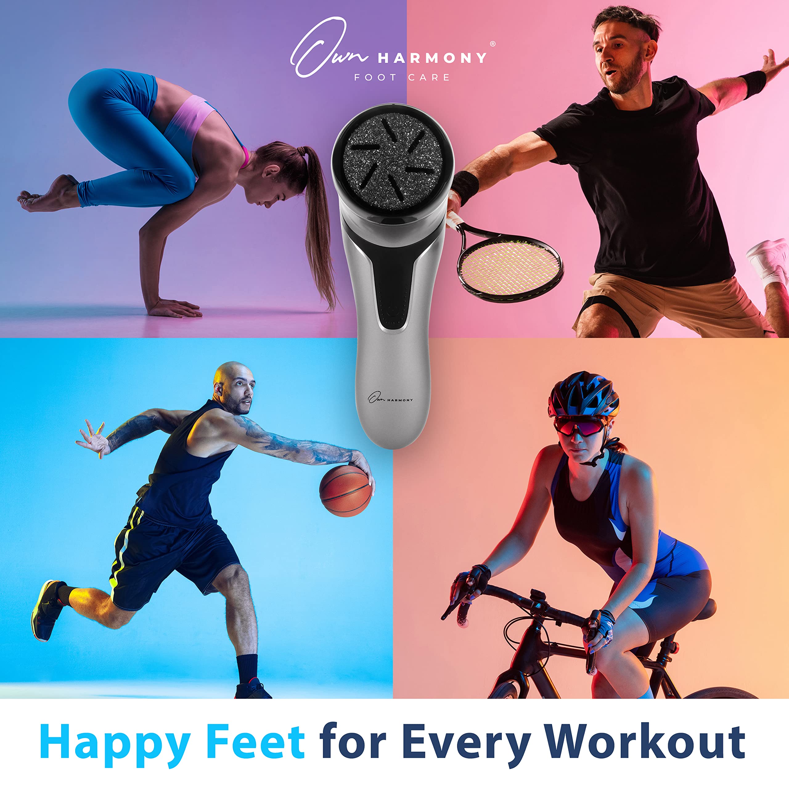 Own Harmony use-after-shower foot care guide promotes comfortable setup.