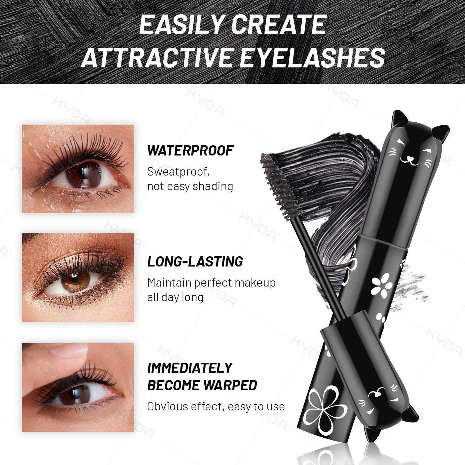 Ownest 6 Colors Mascara Set ideal for gifts or as a playful makeup upgrade