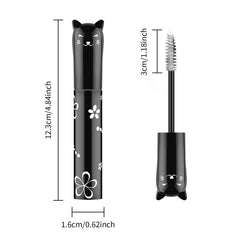Ownest 6 Colors Mascara Set soft brush demonstrates easy, precise application for defined lashes