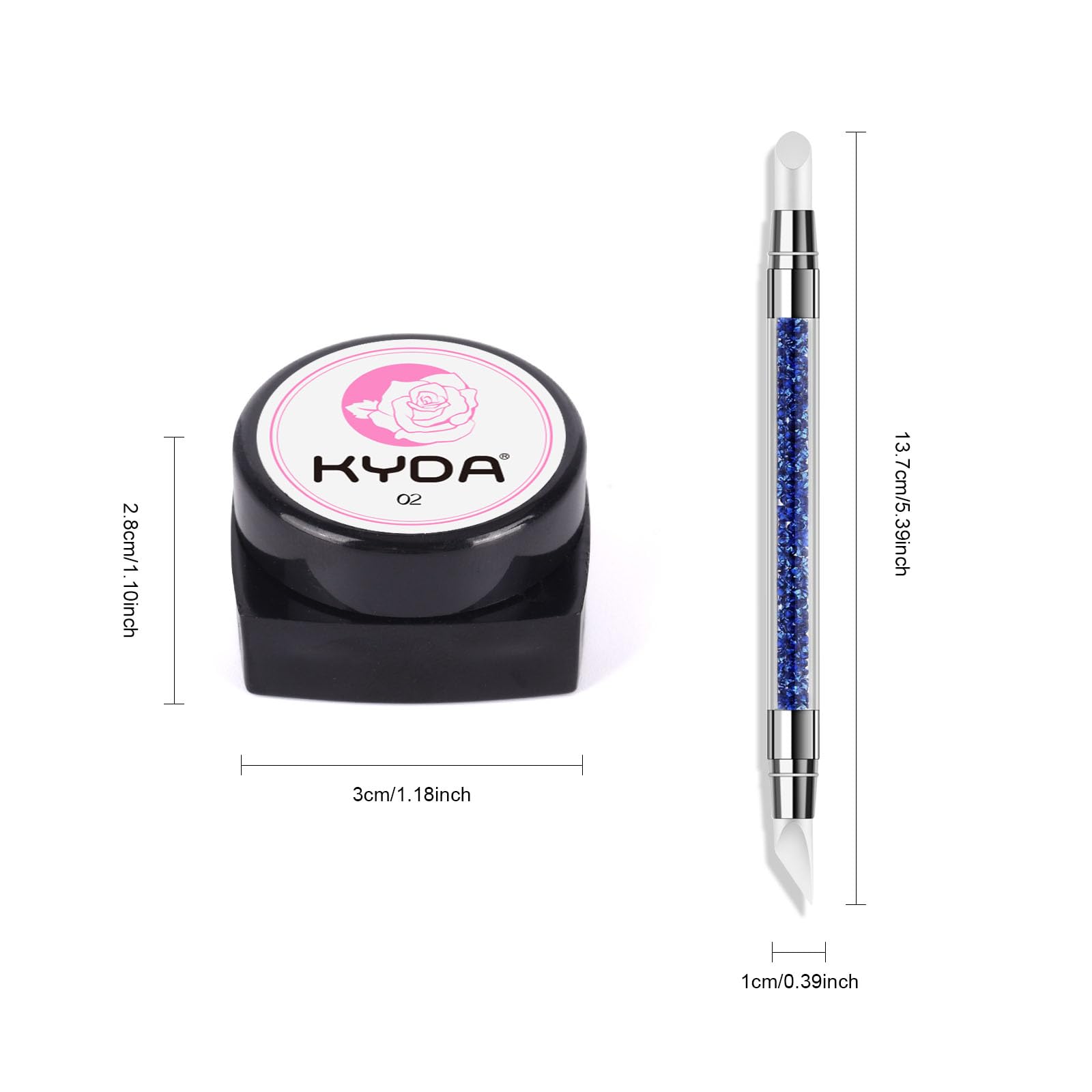 Ownest carved painting pen in use for intricate 3D nail designs.