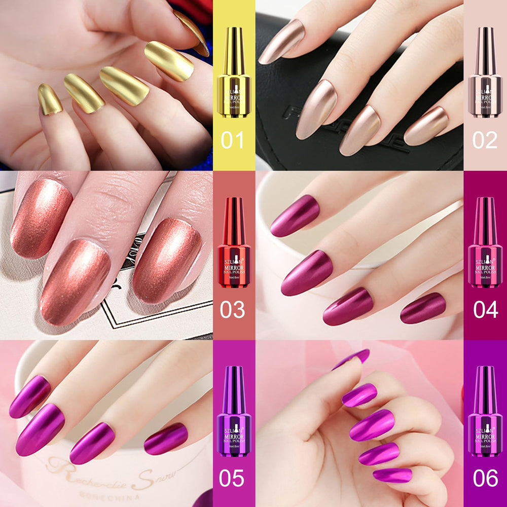 Ownest nail art collection display highlights 12 colors for versatile looks.