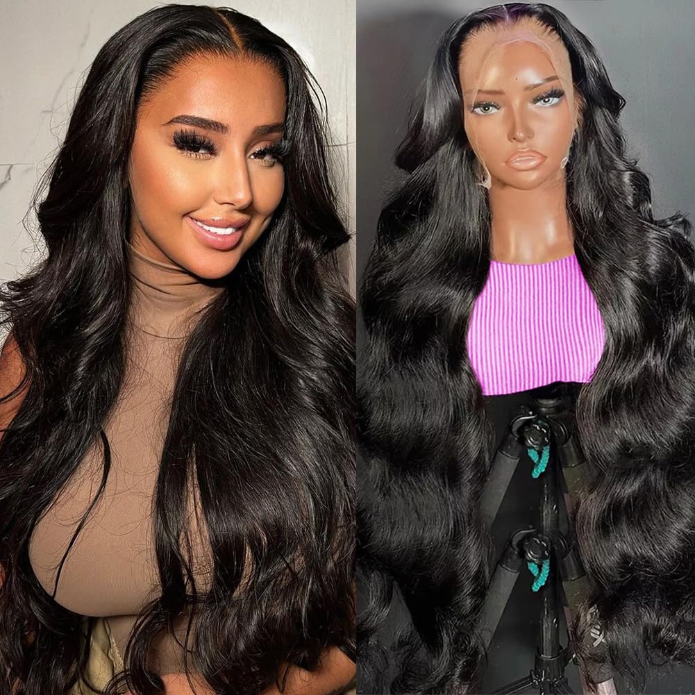 OWNROSE HD lace-front wig with 13x6 parting for versatile styles and natural look.