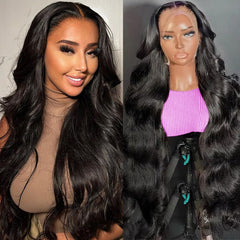 OWNROSE HD lace-front wig with 13x6 parting for versatile styles and natural look.