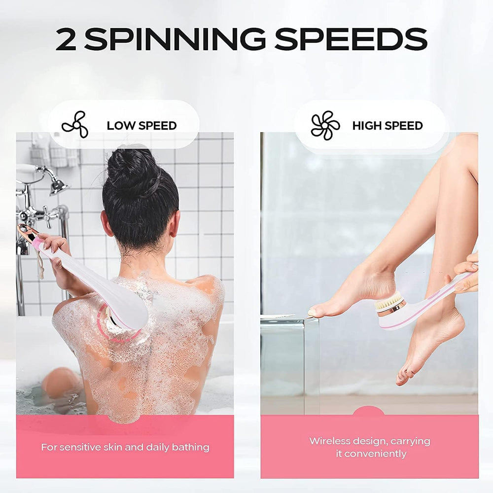 Oxlaw spin brush at 11,500 rpm for deep cleansing