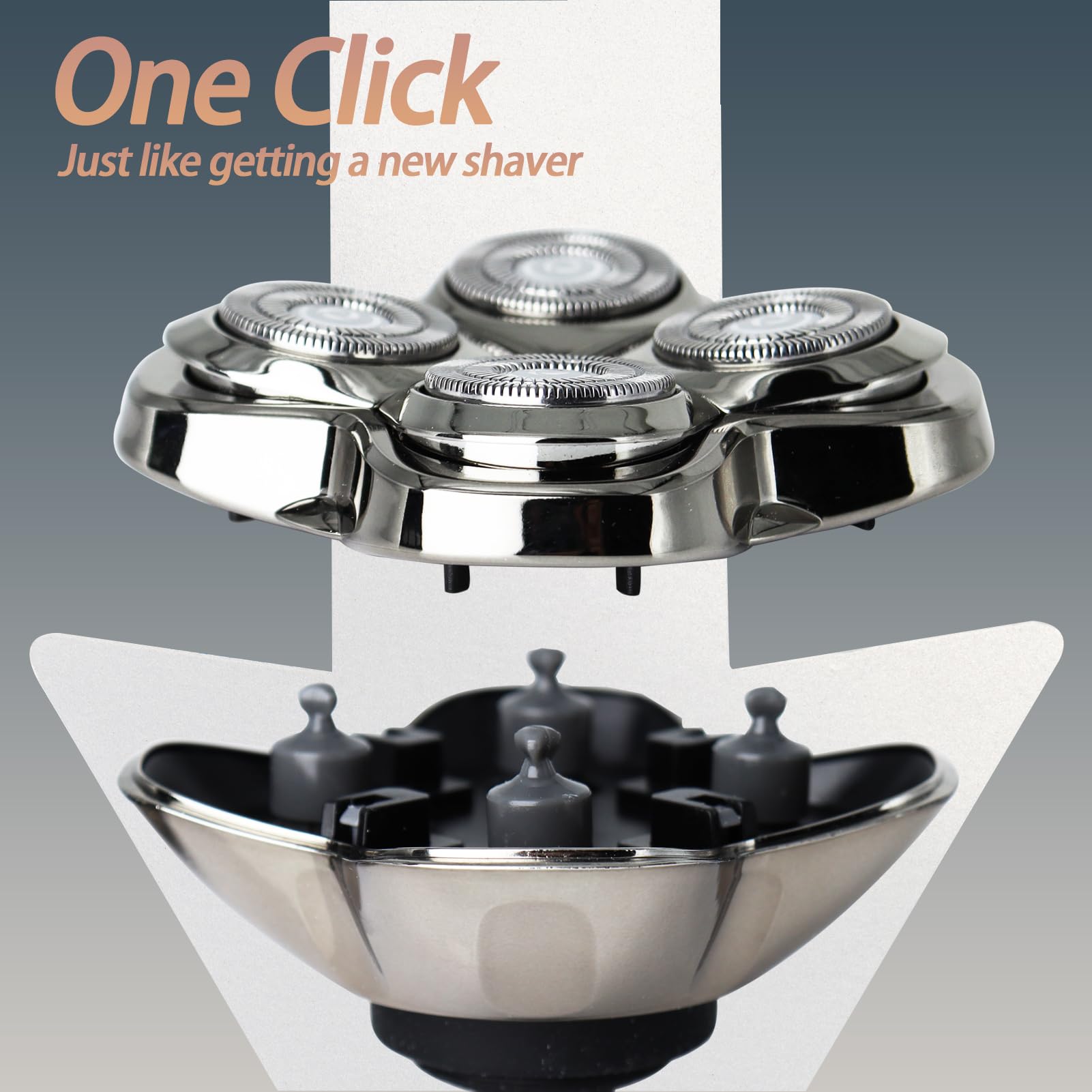 OXSITO Pro 4 floating head system demonstrates contour-adaptive action for hard-to-reach areas.