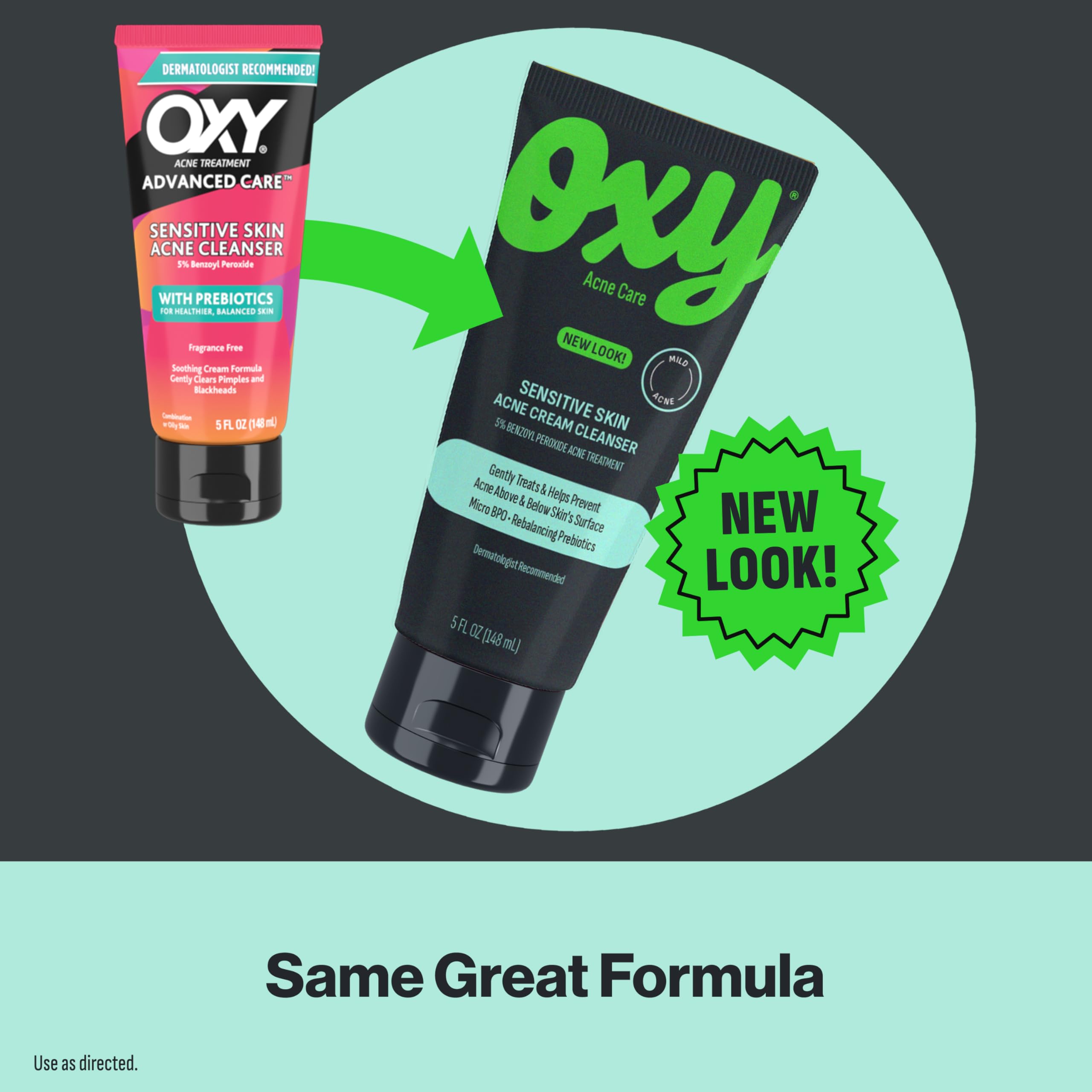 Applying Oxy pad to chest area to clear pores and reduce breakouts