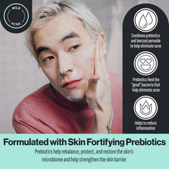 Oxy dual-sided pad showing textured and smooth faces for balanced care