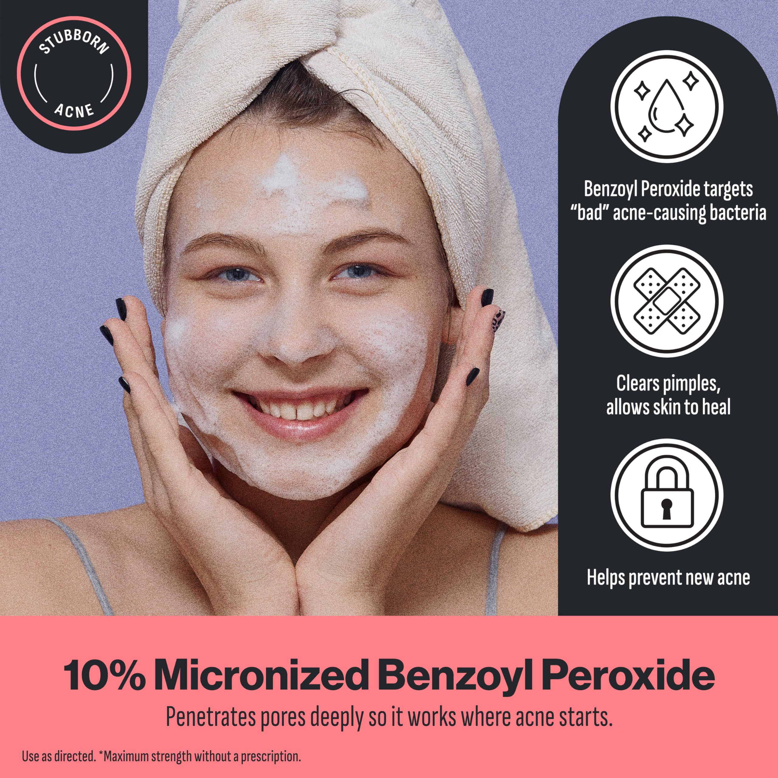 Oxy texture close-up showing smooth gel and effective application
