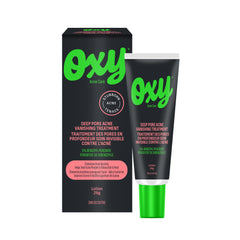 Oxy front packaging 25ml showing compact spot treatment and brand clarity