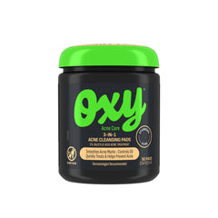 Oxy front packaging 90 pads showing product and benefits