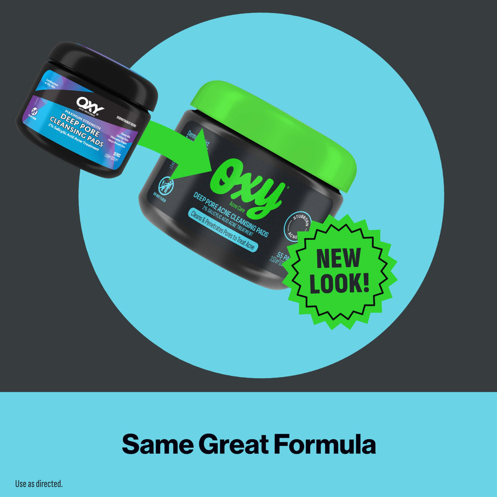 Oxy tub next to coin showing scale and portability benefit