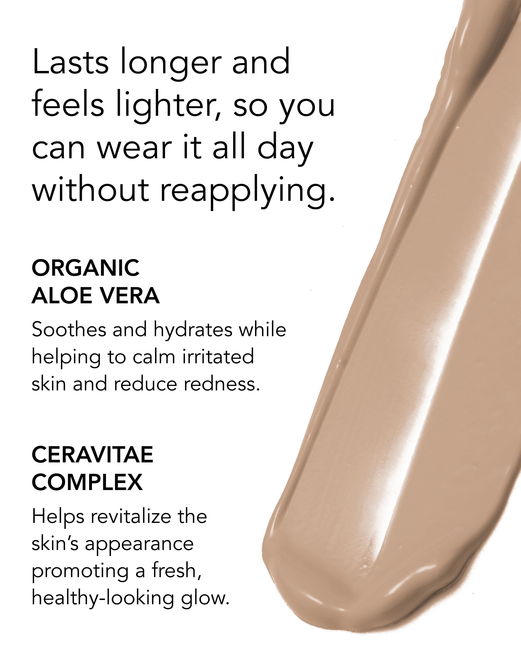 Oxygenetix Oxygenating Foundation Taupe face application highlights lightweight feel