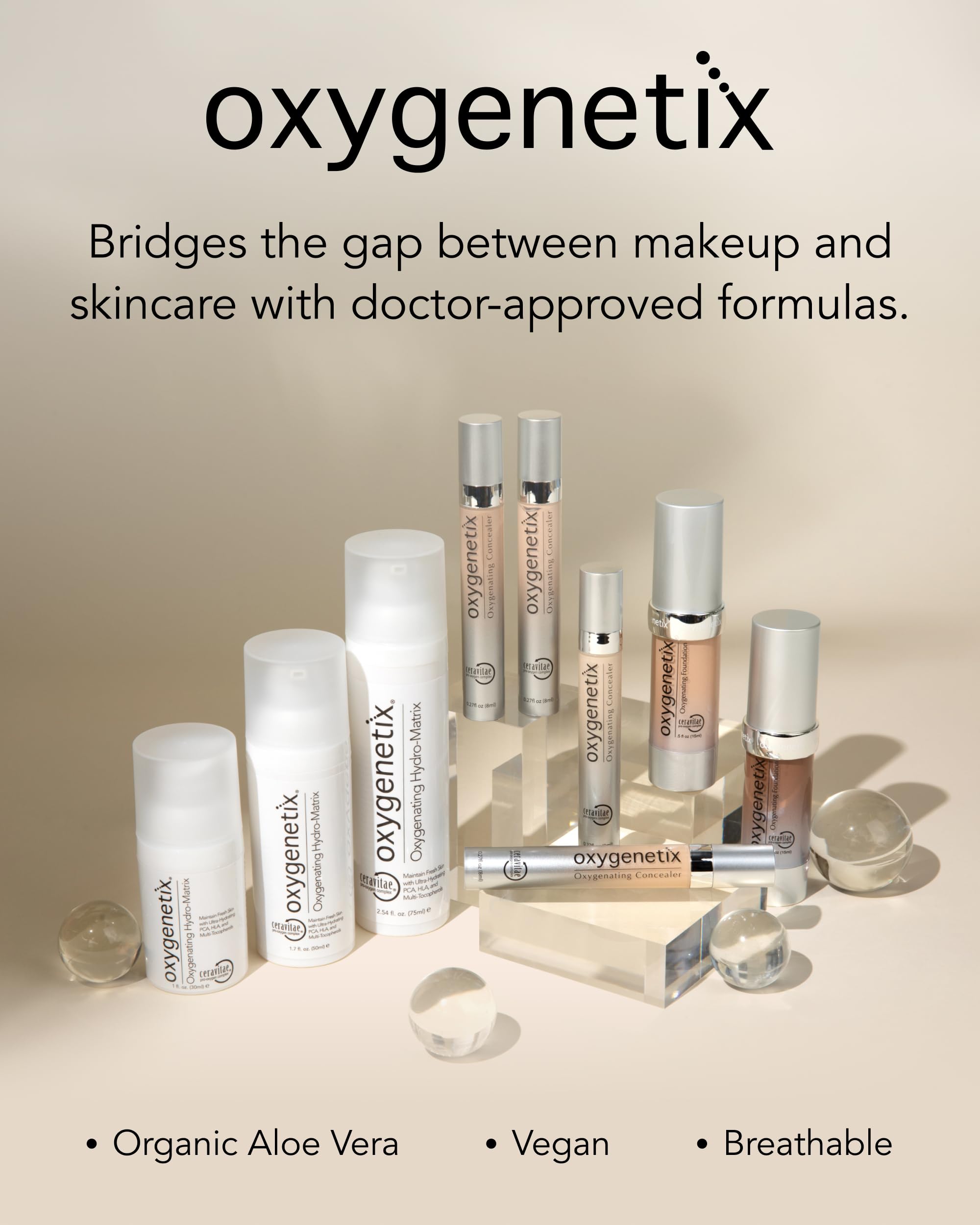 Oxygenetix Oxygenating Foundation Taupe medical-use heritage and origin