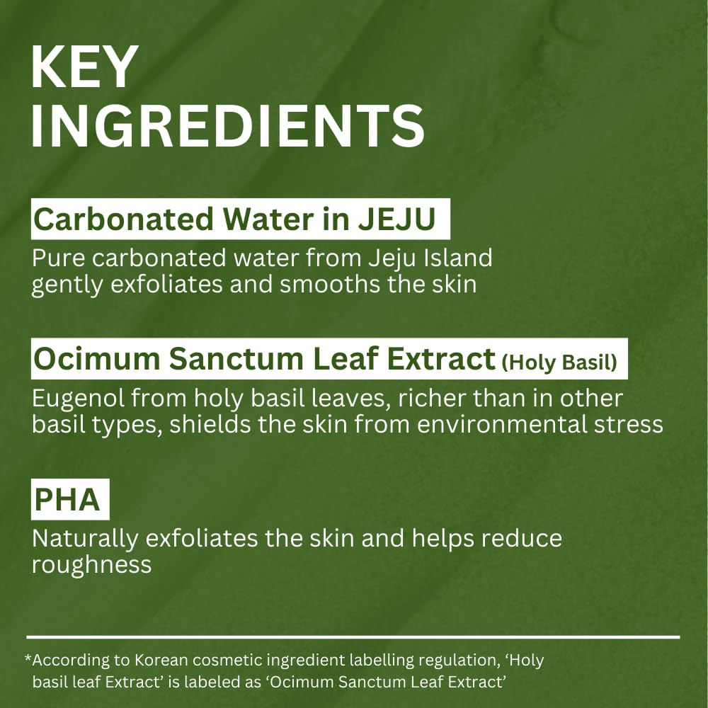 P.CALM Korean clay wash-off pack scene shows easy at-home ritual.