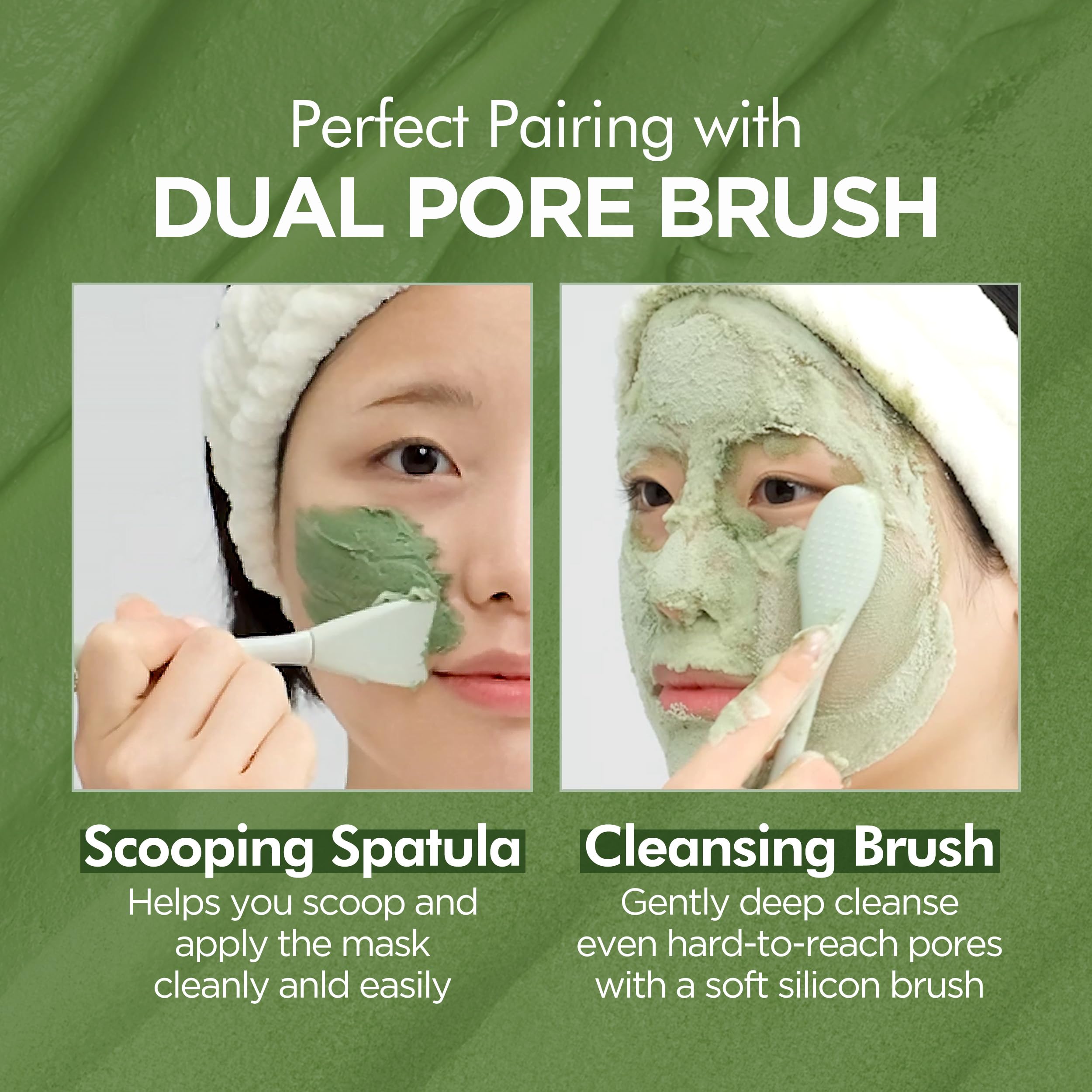 P.CALM post-use skin appears smooth and refreshed.