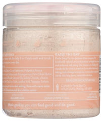 Pacha Soap Co Jasmine Gardenia whipped soap foam highlights airy texture for luxurious showers.