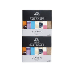 Pacha Soap Co. Pacha Peaces Calm Bundle: assorted bars for daily cleansing and mindful self-care.