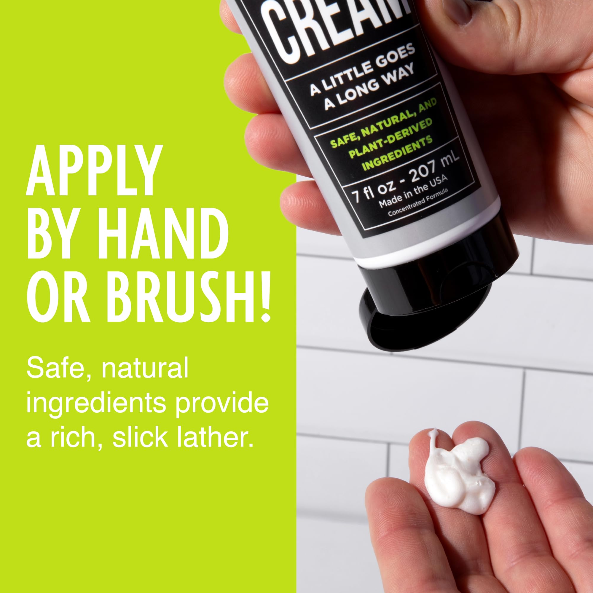 Pacific Shaving Company travel-size tube ready for carry-on.