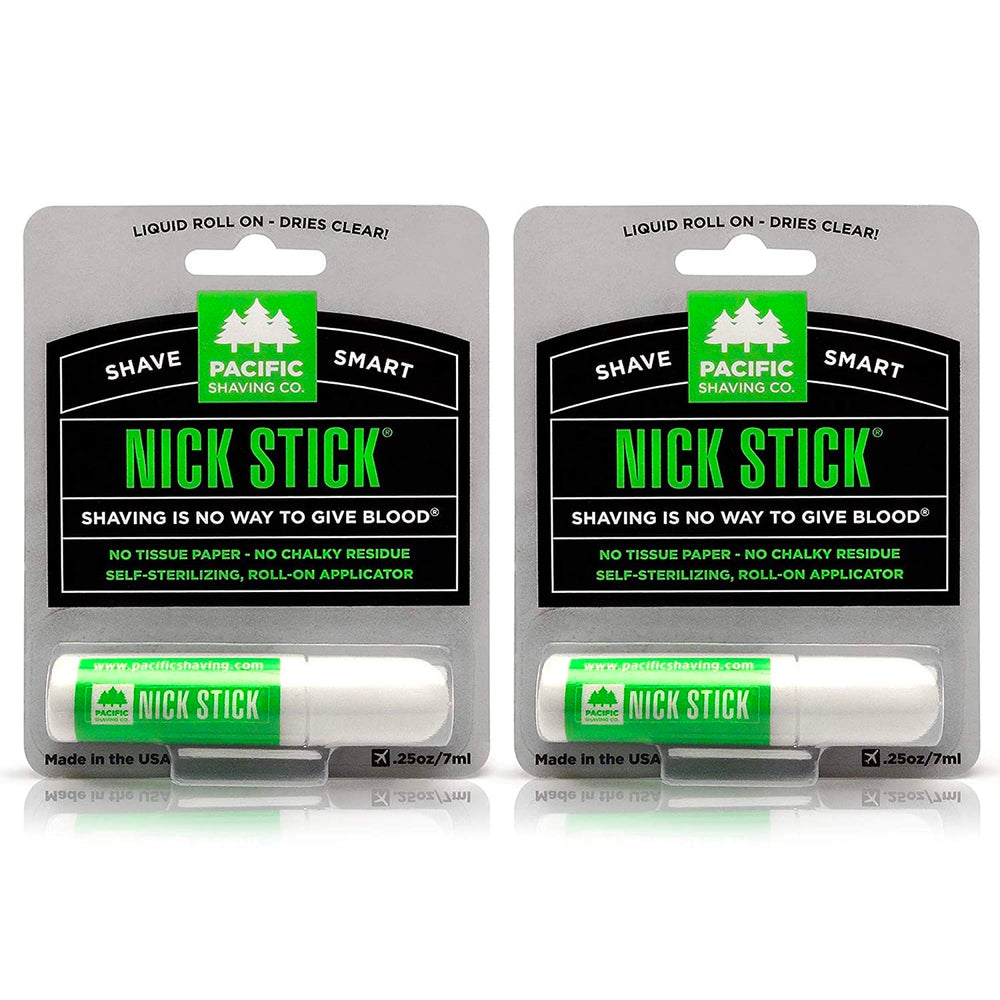 Pacific Shaving Nick Stick roll-on applicator for quick post-shave cleanup.