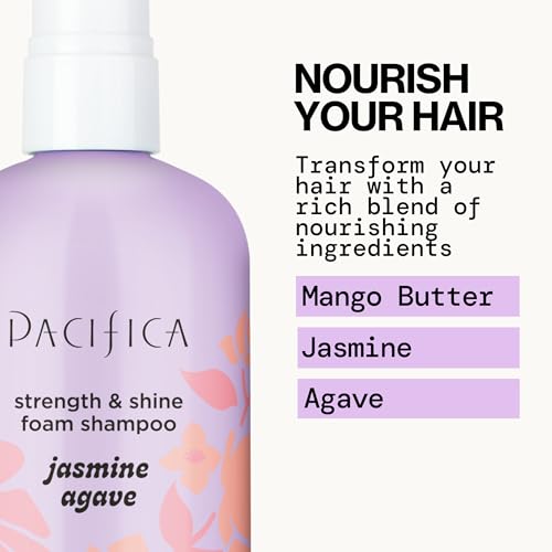 Pacifica agave nectar swirl emphasizes scalp hydration and resilience.