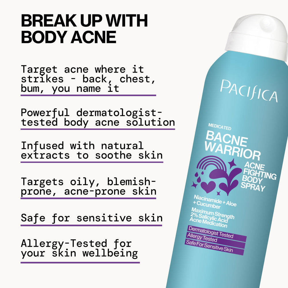 Pacifica Bacne Warrior pump-dispenser shows clean, easy application.