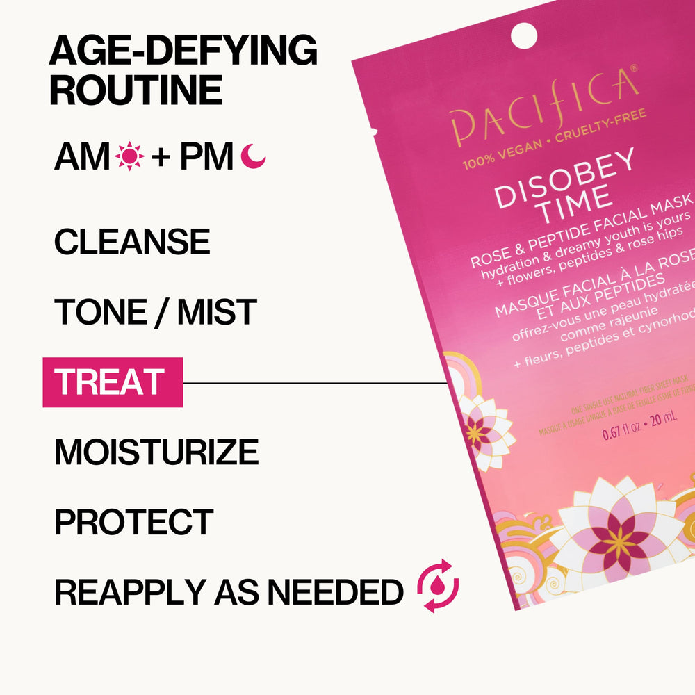 Pacifica Disobey Time spa-like ritual you can enjoy at home