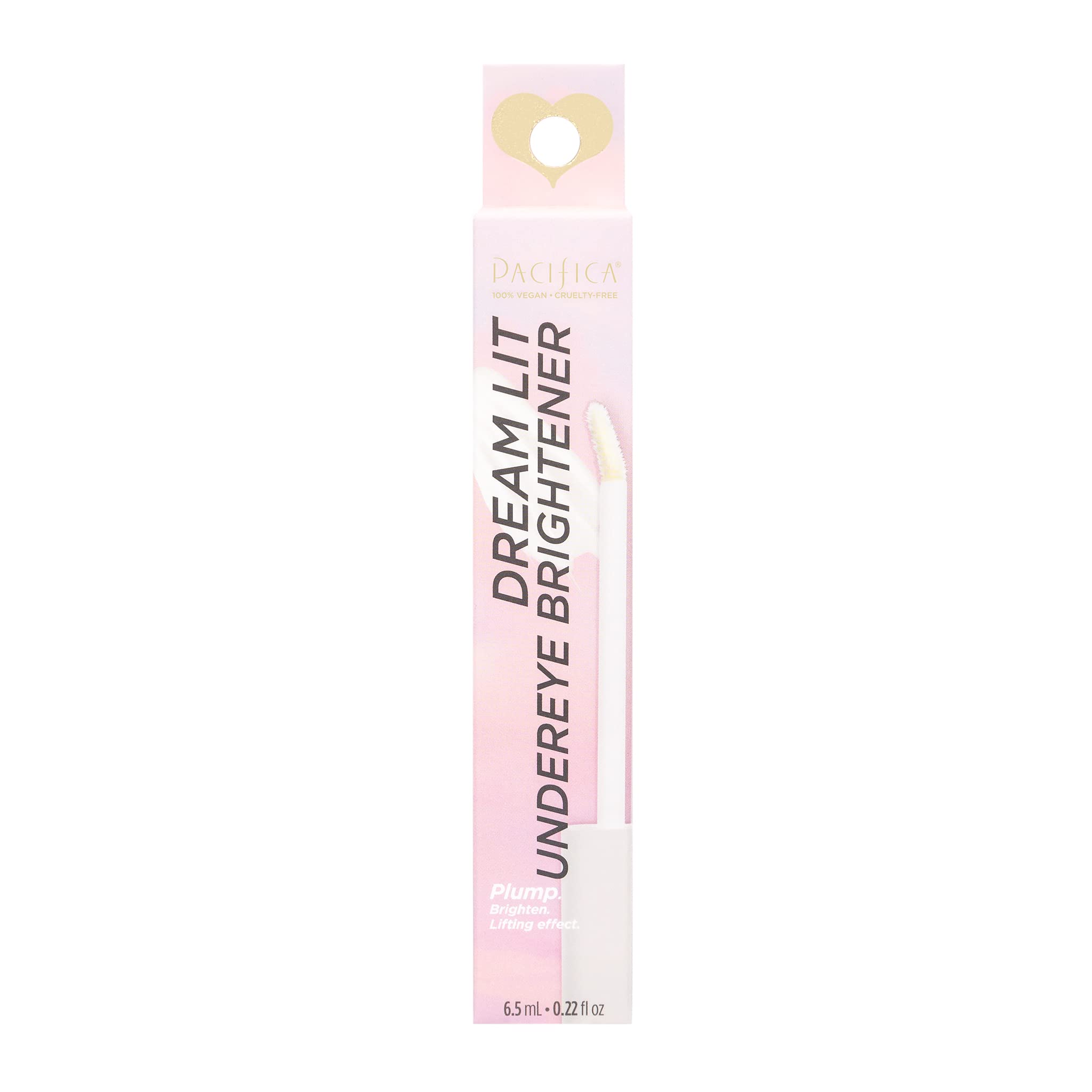 Pacifica DreamLit Glow hydration under-eye area with fast-absorbing formula.