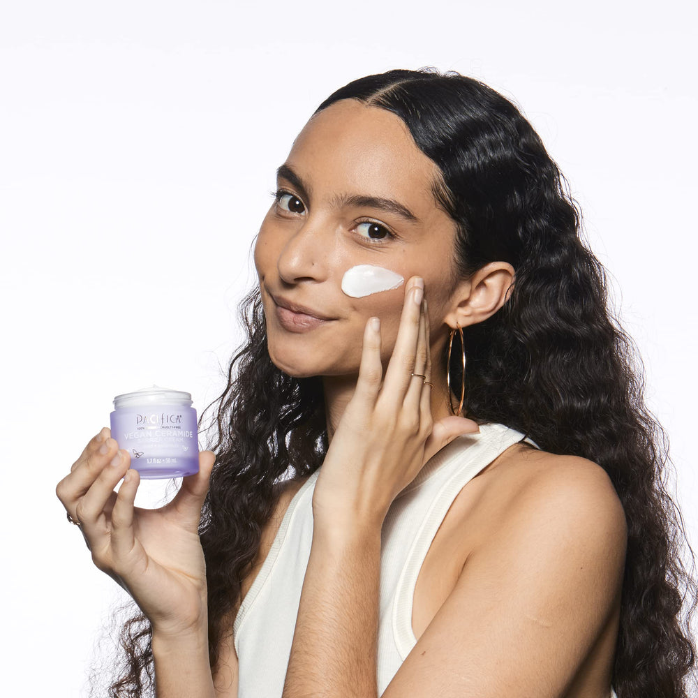Pacifica Face Cream shea butter jar emphasizes rich hydration