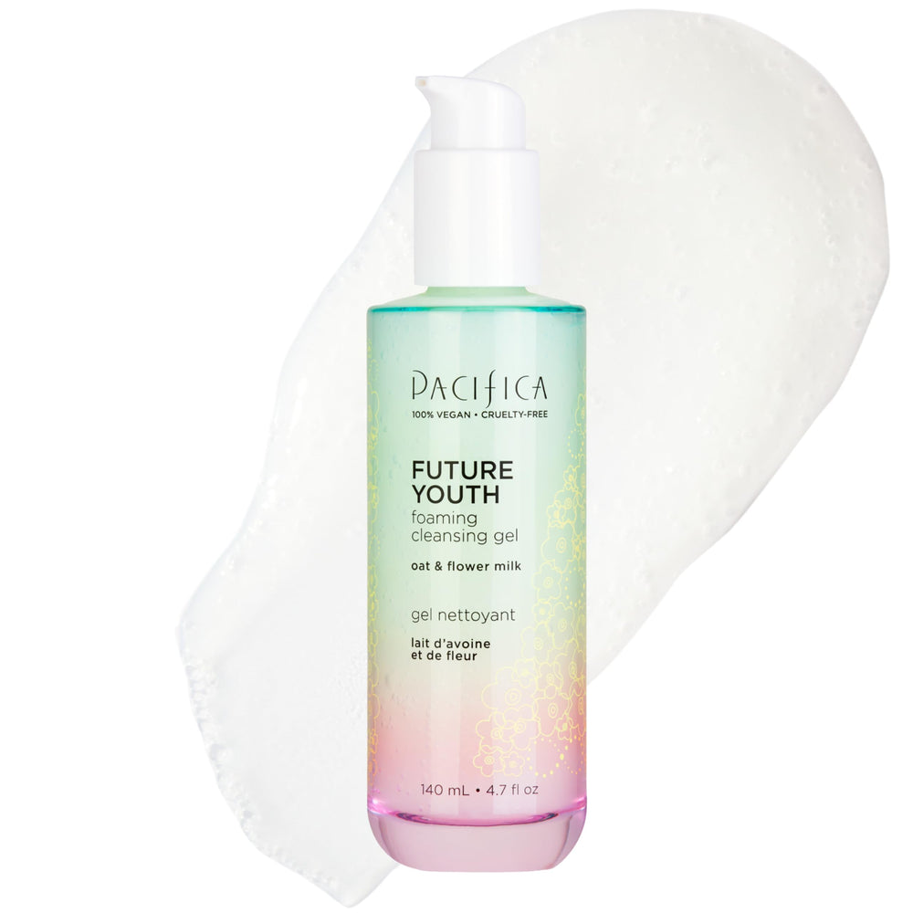 Pacifica Future Youth Foaming Face Wash bottle for daily cleansing and hydration