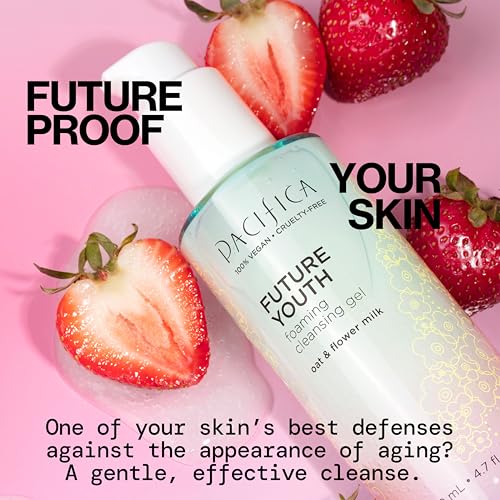Pacifica Future Youth Foaming Face Wash lather provides a gentle, refreshing cleanse