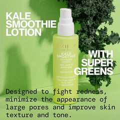 Kale-focused ingredients in Pacifica Kale Smoothie Face Lotion support nutrient-rich skin nourishment.