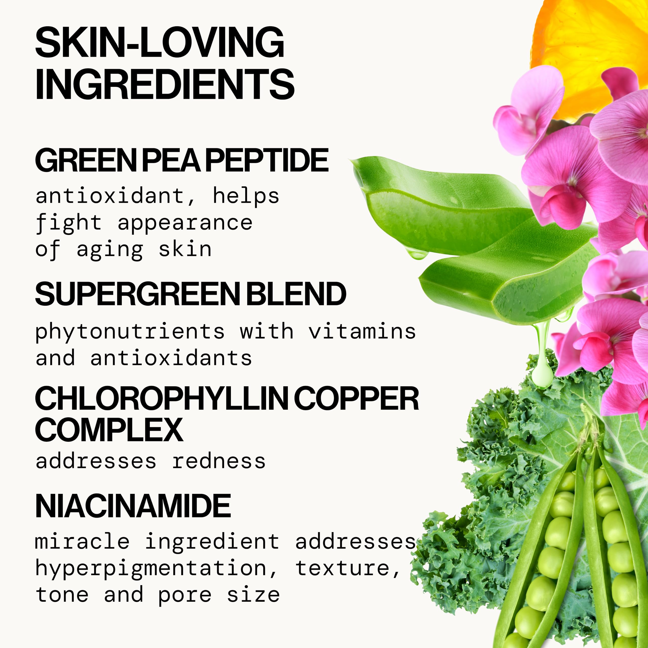 Pacifica Kale Smoothie Face Lotion works well under makeup for a smooth base.