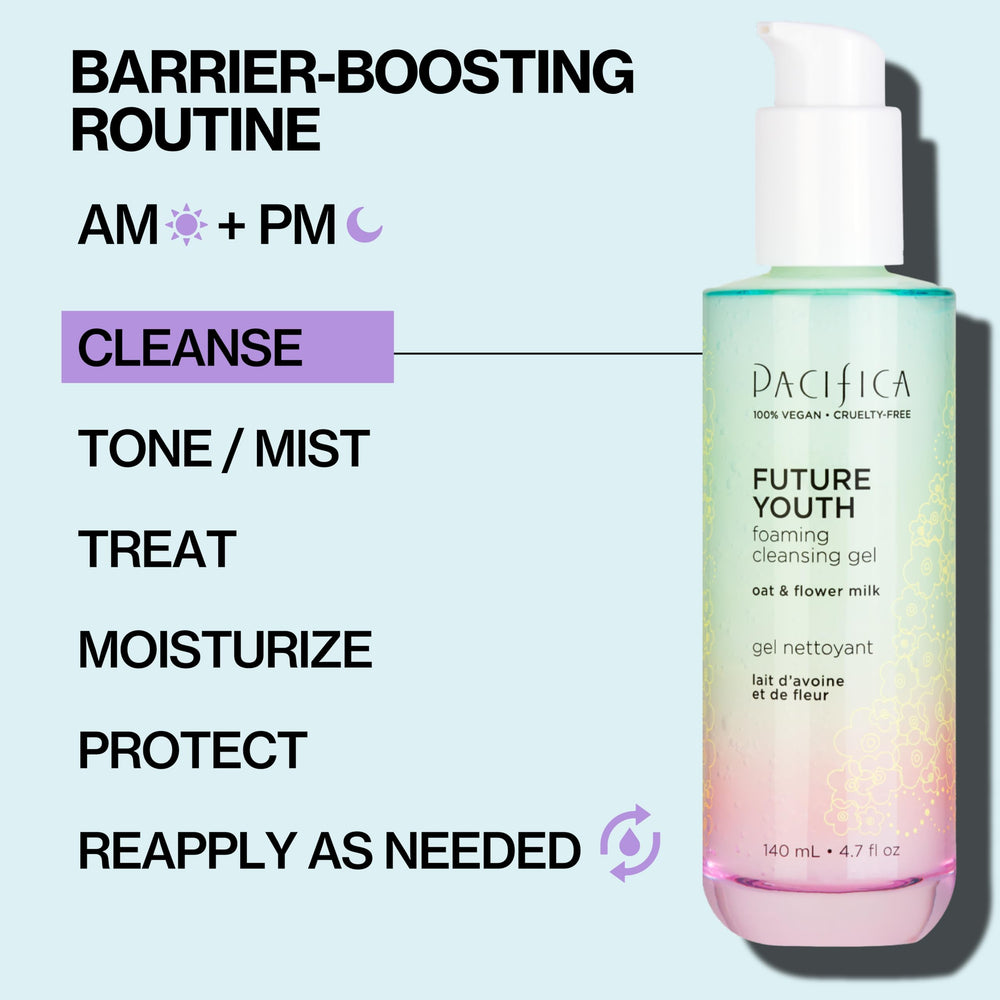 Non-comedogenic cleansing that won’t clog pores for clear skin