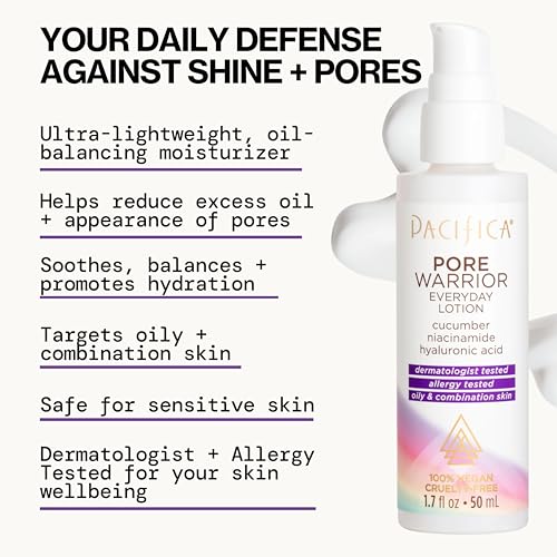 Pacifica Pore Warrior application routine suggests a simple morning skincare step.