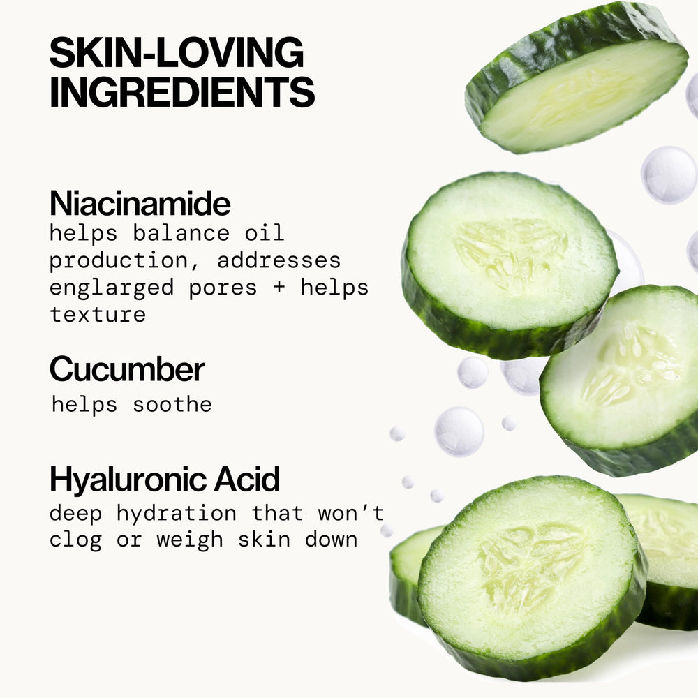 Pacifica Pore Warrior hyaluronic acid droplets highlight lasting moisture.