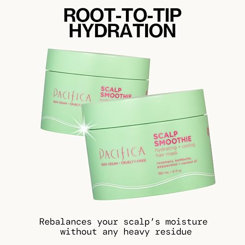 Pacifica Scalp Smoothie pour action delivering quick, lightweight leave-in moisture