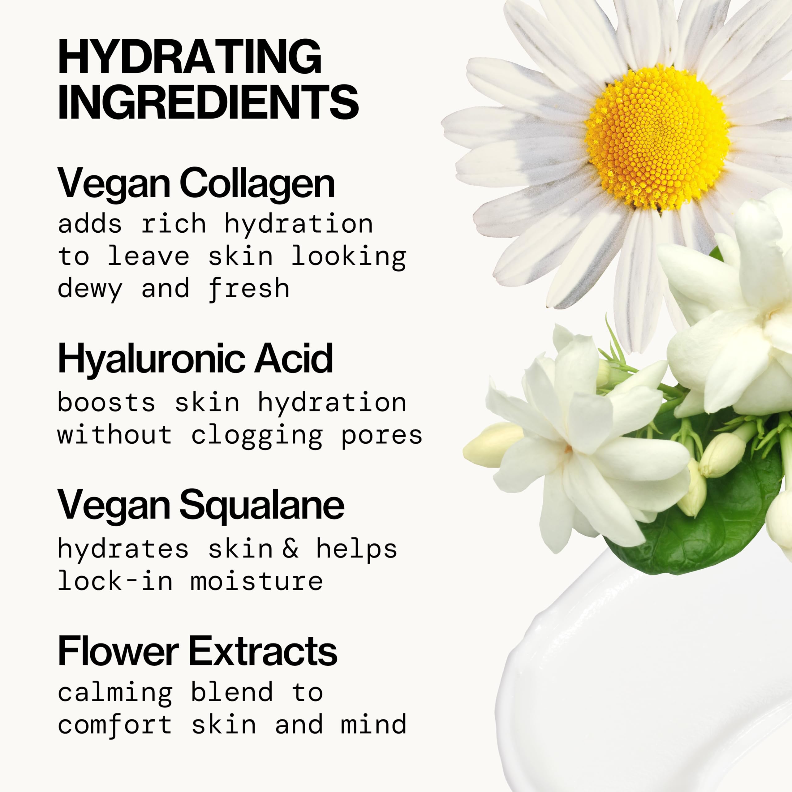 Pacifica mask with calming florals like jasmine, rose, and chamomile for soothing bedtime ritual