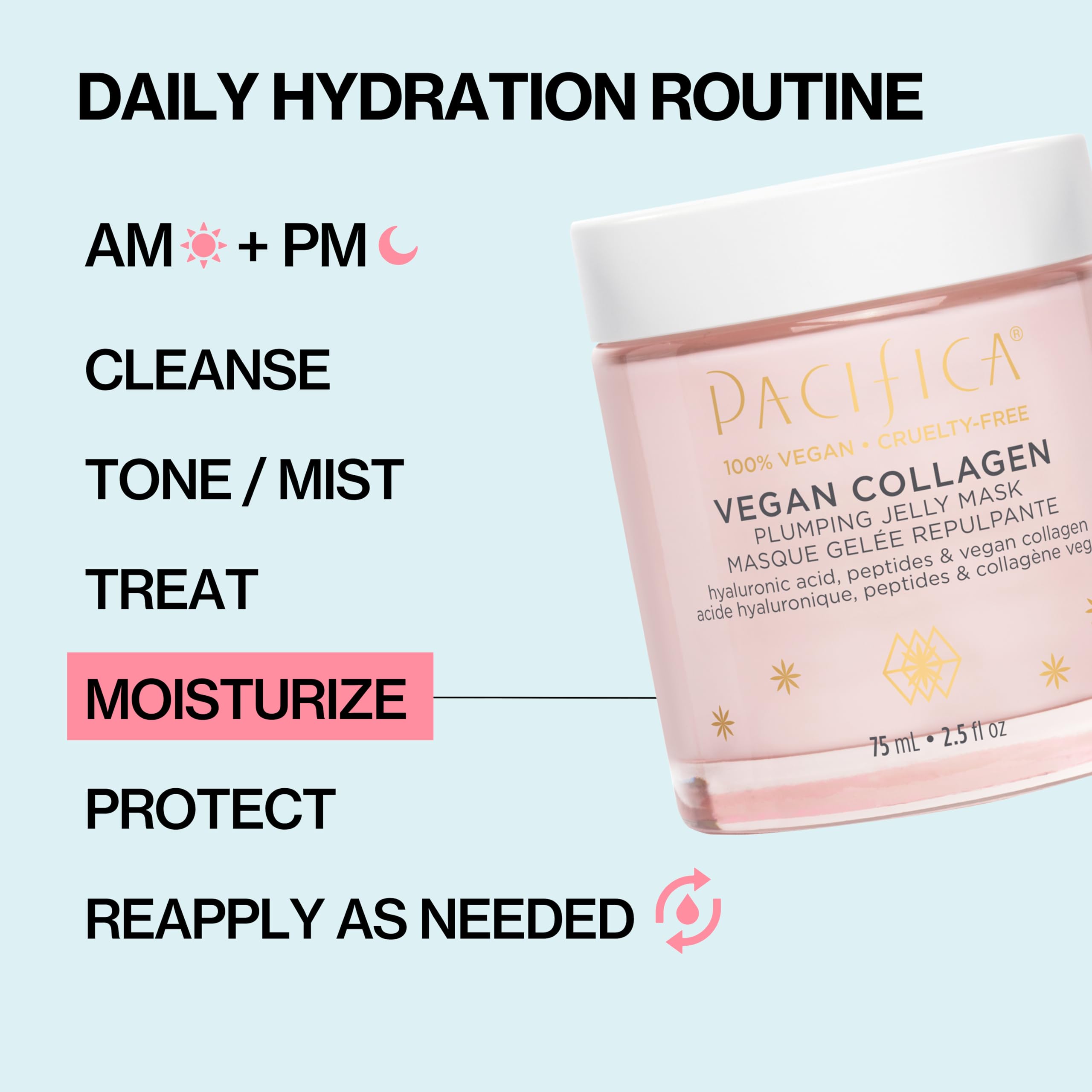 Pacifica Jelly Mask designed for overnight wear to support morning glow