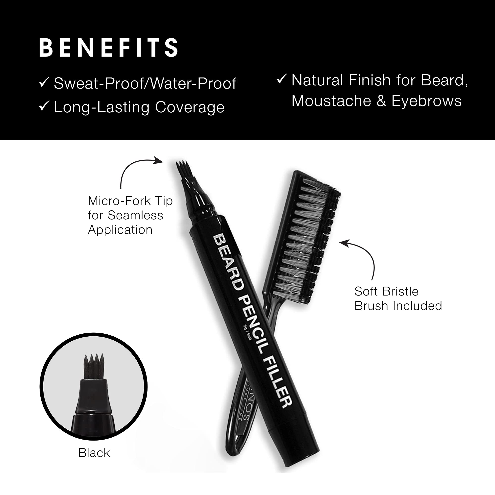 Pacinos Soft Bristle Brush helps blend for a natural finish