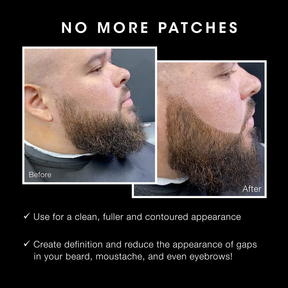 Pacinos Beard Pencil Filler four-fork tip enables seamless beard contouring