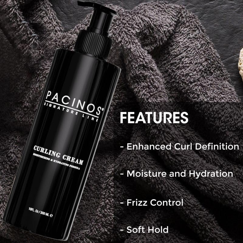 Pacinos Curling Cream all-day-smoothness on curls